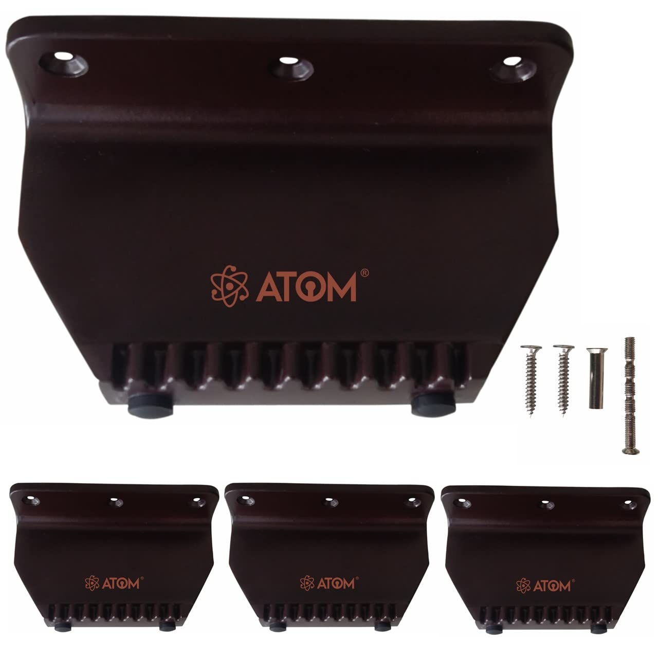 Atom Foot Operated Door Opener, AD Aluminium Door Pedal for Contactless Handsfree Safety Access, Step and Pull Strong Door Opener (Brown Color), Pack of 1 — Amazon image 23