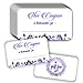 Coupon Cards (Pack of 50) Premium Purple Foil Stamping 3.5"x2" Blank Gift Certificates Redeem Vouchers for Business