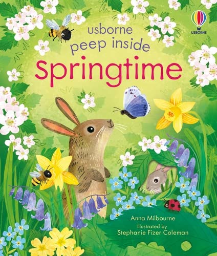 Peep Inside Springtime: Explore the Wonders of Springtime with this Interactive Touch-and-Feel Book Featuring Adorable Baby Animals