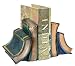 Bellaa 23354 Book Shaped Book Ends Book Library Heavy Duty
