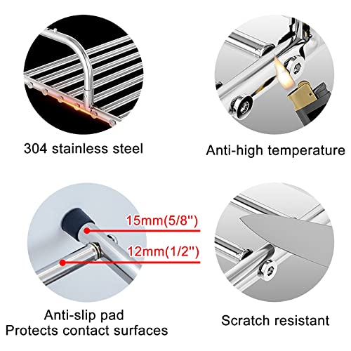 whalebee Trockner Zum Hängen Wäscheständer Edelstahl Innen Und Außenbereich Ausziehbar 68-120cm 86-158cm Handtuchhalter Für Das Bad Balkon Wäschetrockner Für Kleindung, Socken, Schuhe – Bild 6