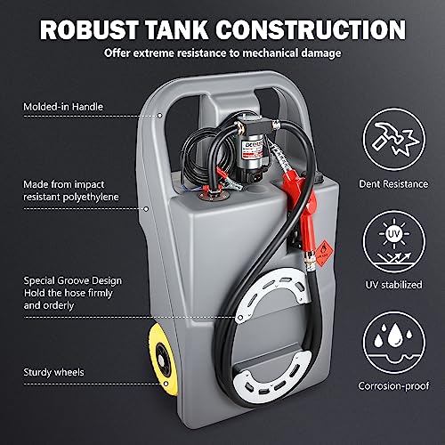 image for DNA MOTORING Portable Fuel Tank Caddy 26 Gallon 100L 12V Diesel Transf