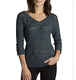 Unionbay Juniors' Bloomsbury Pointelle V-Neck Sweater
