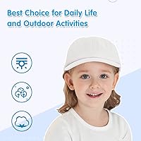 Vista 111 de Peecabe Gorra de béisbol para niños pequeños, unisex, de algodón, ajustable, para bebés, niños, gorra de béisbol para niñas de 1 a 5 años