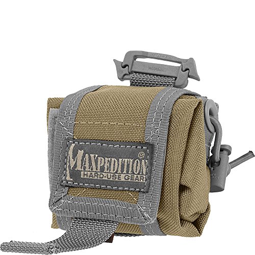 Maxpedition Mini Rollypoly Folding Dump Pouch (Khaki-Foliage), Small