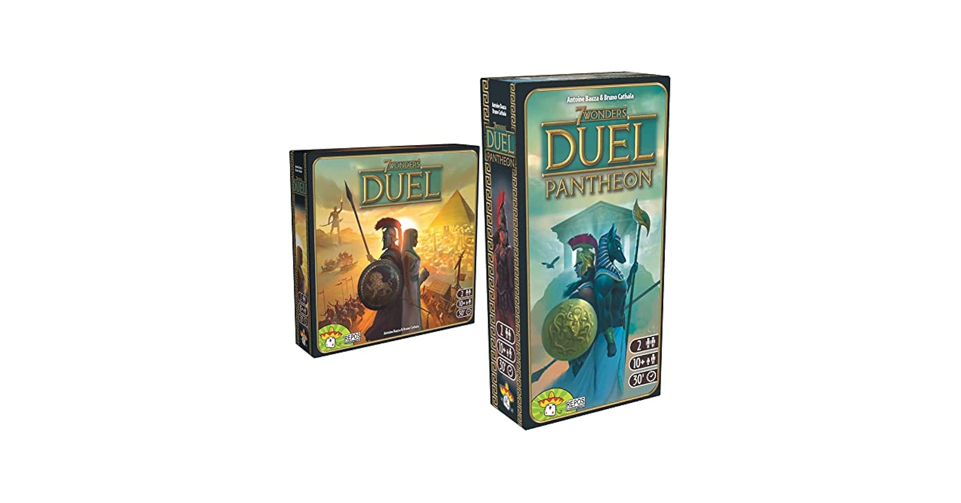 7 Wonders Duel & Pantheon セット 7 Wonders Duel: Pantheon Expansion – Detective Hawk Games