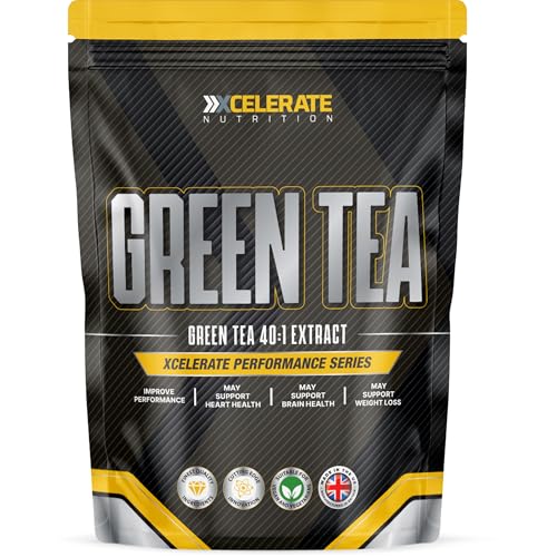 Green Tea Extract 10000mg 40:1 Extract - Organic Tablet | Boost Metabolism, Support Weight Management, & Enhance Energy Levels with Powerful Antioxidants by XCelerate Nutrition (120 Tablets)