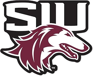 Southern Illinois University Primary Logo Premium 4" Die Cut Vinyl Sticker Decal for Cars Trucks Auto Windows