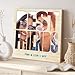 Produktbild PRINTALA Holzbild personalisiert mit Foto & Text | Fotodruck auf Holz | Holzbild mit Wunschtext | Foto auf Holzplatte | Fotogeschenk (Friends)