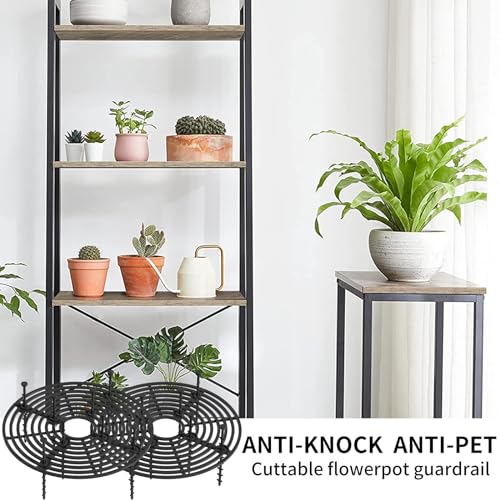 Miniatura 2 de Lithyc 2 Piezas Protector De Macetas, Protectores De Suelo Para Macetas,Rejilla De Maceta,Cubierta De Maceta De Malla Para Plantas Cortable,A Prueba De Gatos, Protege A Niños Y Mascotas