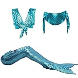 Característica: la cola de sirena para nadar le permite nadar fácilmente en la piscina o el océano y agregar monofin extra en la falda de la cola, disfrute de la fiesta en la piscina nadando de una manera nueva.