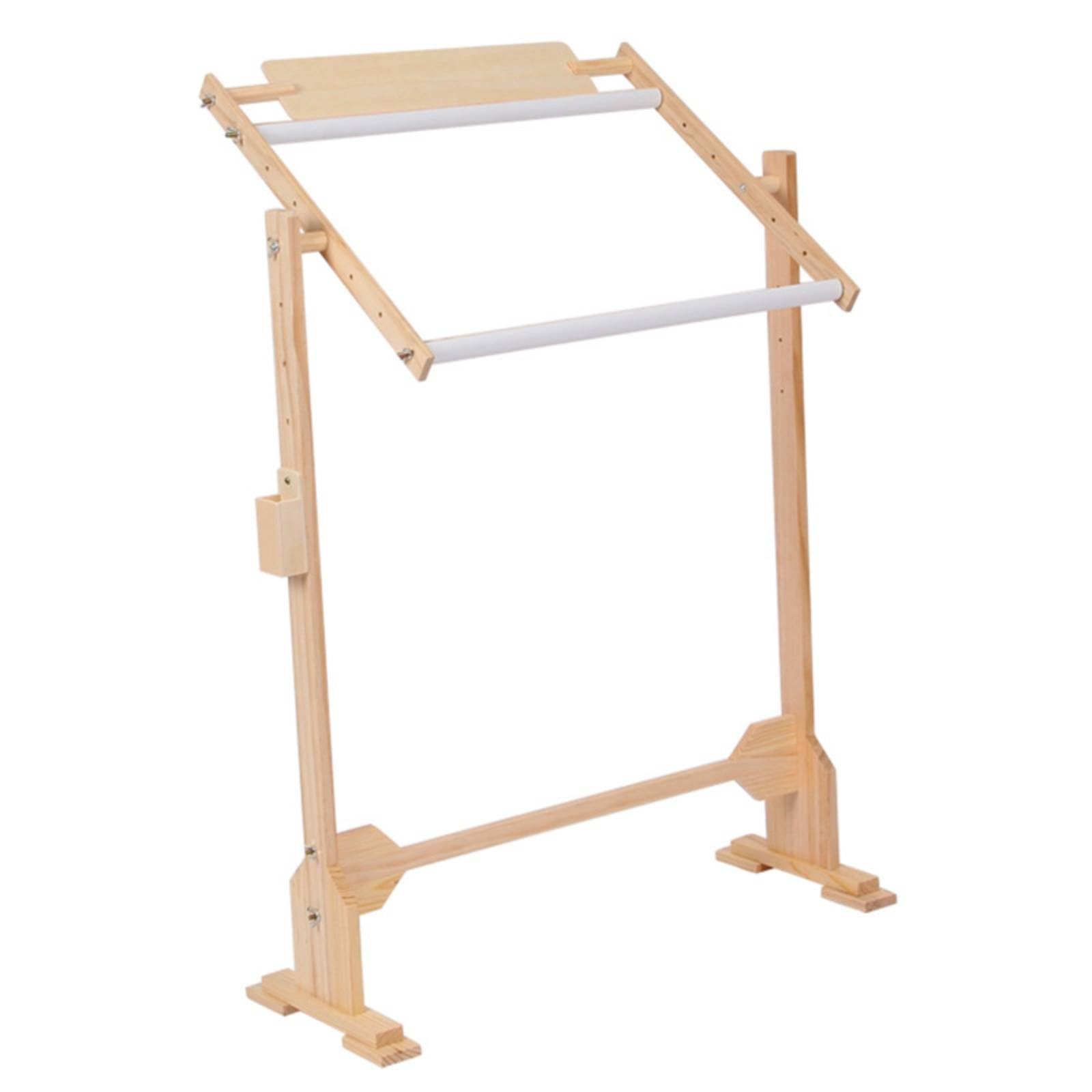 Folpus Cornice da Ricamo Supporto Telaio da Ricamo Telaio per Punto Croce Cavalletto per Ricamo Struttura per Ricamo con Base Stabile a Pavimento E Struttura