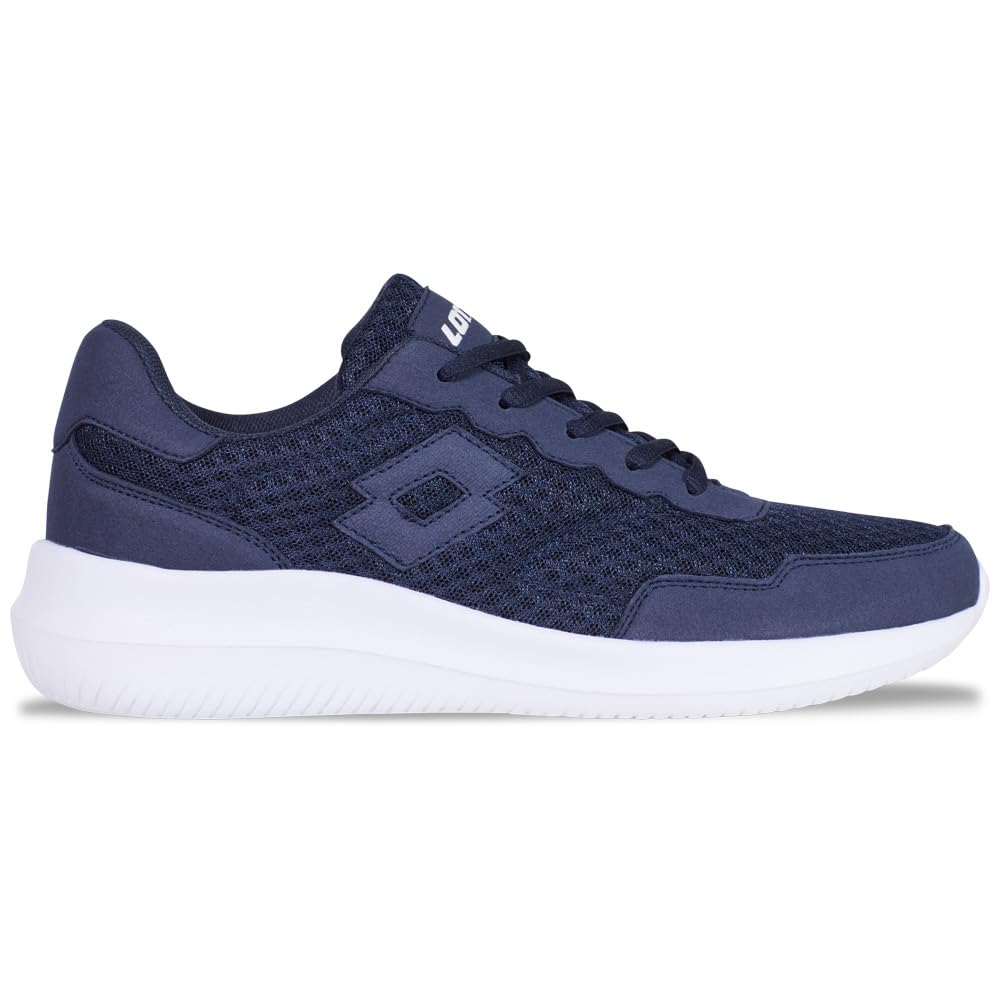LOTTO Unisex Relate Trainers, Navy-White, 7 UK