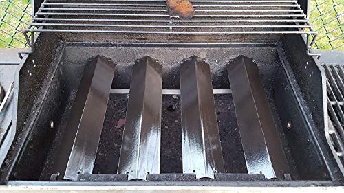 Replace Parts Porcelain Steel Heat Plate Replacement For Select Gas Grill Models, Charbroil And Others,(16" X 3 13/16") #TOP4