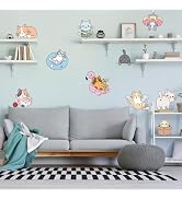WOYINIS Funny Cartoon Pig Wall Decal Stickers – 4-Pack Peel & Stick Vinyl Decor For Kids Room, Nursery - View #9