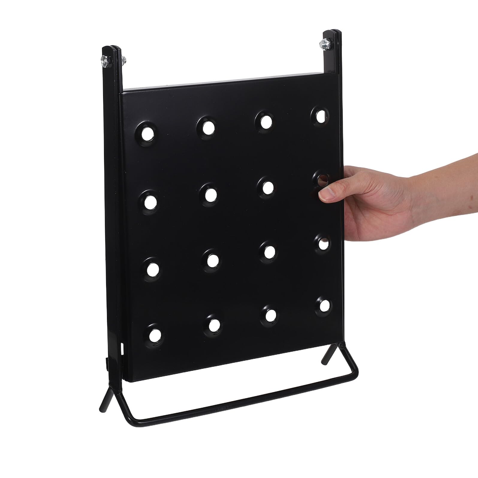 Escalera cóa Plegable de Hierro Resistente Plataforma Anslizante Pequeña 38X28 CM Soporte Portátil para Trabajo en Casa Mantenimiento y Pintura
