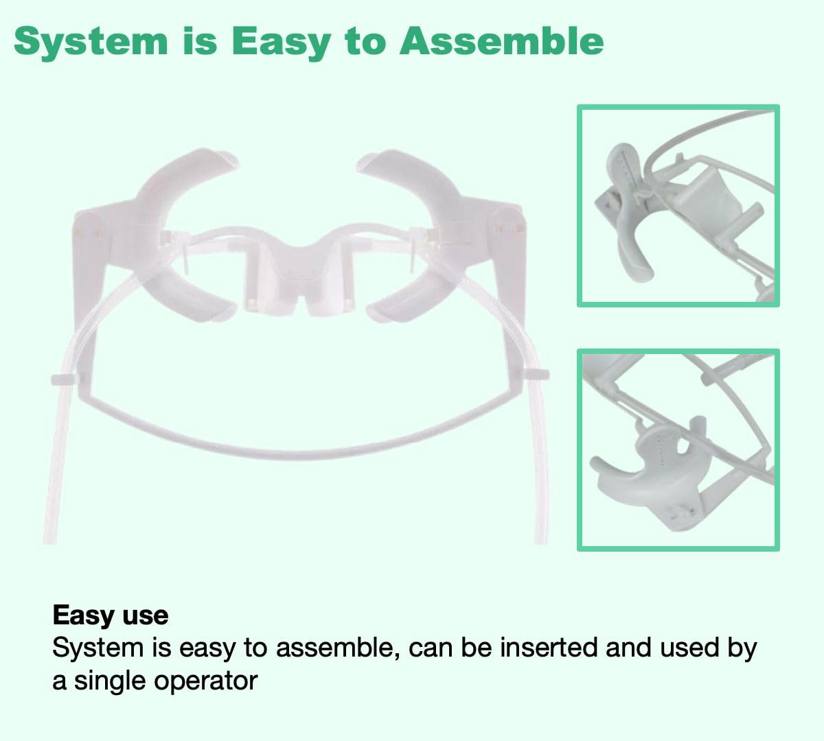 Sistema de campo seco ortodóntico dental Nola Kit completo para retractor de mejillas autoclavable en autoclave 280F