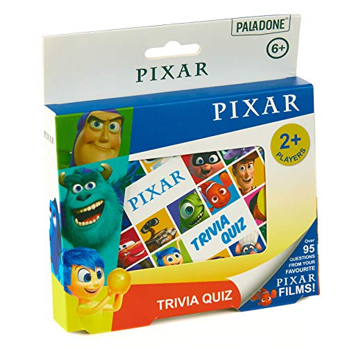 Paladone Pixar Movie Trivia Quiz Juego de Disney para niños y adultos
