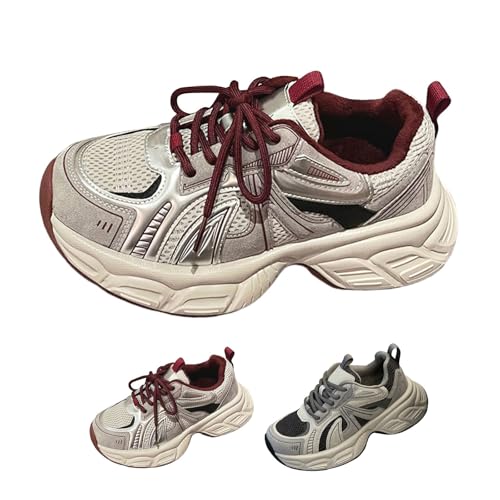 Kids Sneakers Mesh Breathable Lace Sport Shoes Outdoor Running School Casual Non Slip Sneakers Boys Girls Shoes