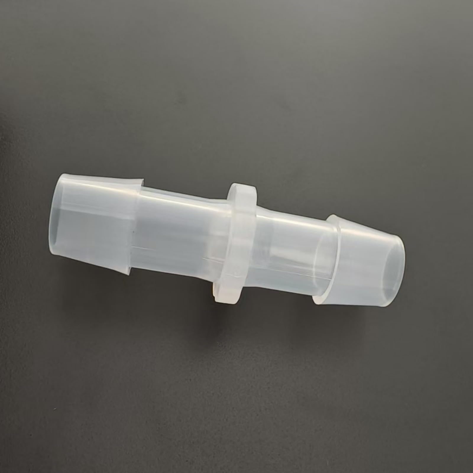Conectores de púas de plástico reutilizables transparentes, paquete de 50, iguales rectos para laboratorio, maquinaria de alimentos, aplicaciones bioquímicas (4,8 mm, 3/16 pulgadas)