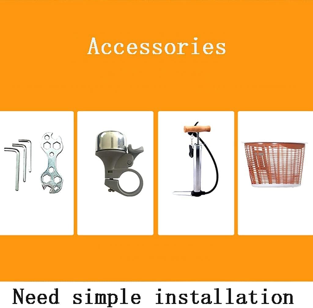 Comfort Three-Wheeled Bicycles for Seniors 3 Wheel Bikes for Adults Men Women Tricycle 20Inch 1 Speed Trikes with Large Basket for Recreation Shopping Picnics