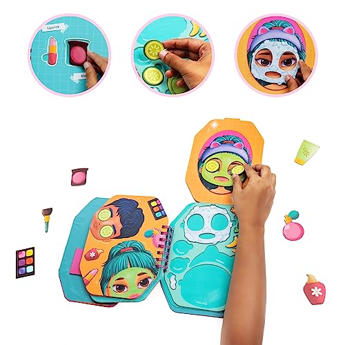 Image of LoveDabble Pretend Play Cosmetic&Makeup Kit|Yippie Yay! Salon Day!-Lovedabble|Girl Makeup Toys|Birthday Gift for Girls&Kids|for Ages 3 4 5 6 7|18 Pieces Girl Makeup Toys|Cosmetic Kit for Girls, Pink