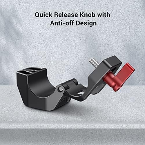SMALLRIG 25mm Rod Clamp with Locating Hole for ARRI, 1/4" Threaded Holes for DJI Ronin M/Ronin MX/Gimbal for FREEFLY Movi - DCS2695