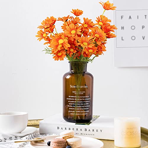 Csbyw Artificial Flowers 10 Bundles Multicolor Artificial Daisy Flowers Uv Resistant Outdoor Fake Wildflowers With Stems Faux Greenery Shrubs Plants Arrangements For Home Garden Vase Decor #TOP4