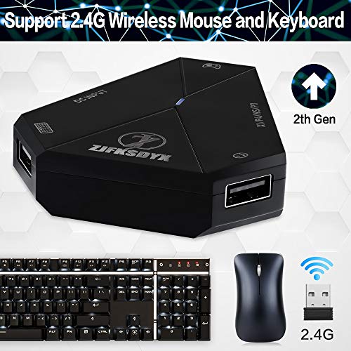 C91 Keyboard and Mouse Adapter for PS4, Xbox One,Switch, PS3,PC