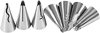Vista 3 de Boquillas para tartas, 7 puntas de glaseado de acero inoxidable, herramientas de decoración de bricolaje para pastelería, crema de fondant