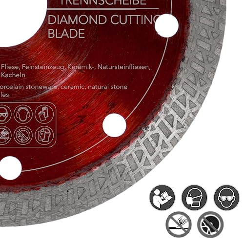 Disque diamanté carrelage 115mm meuleuse angulaire coupe nette grès - 6
