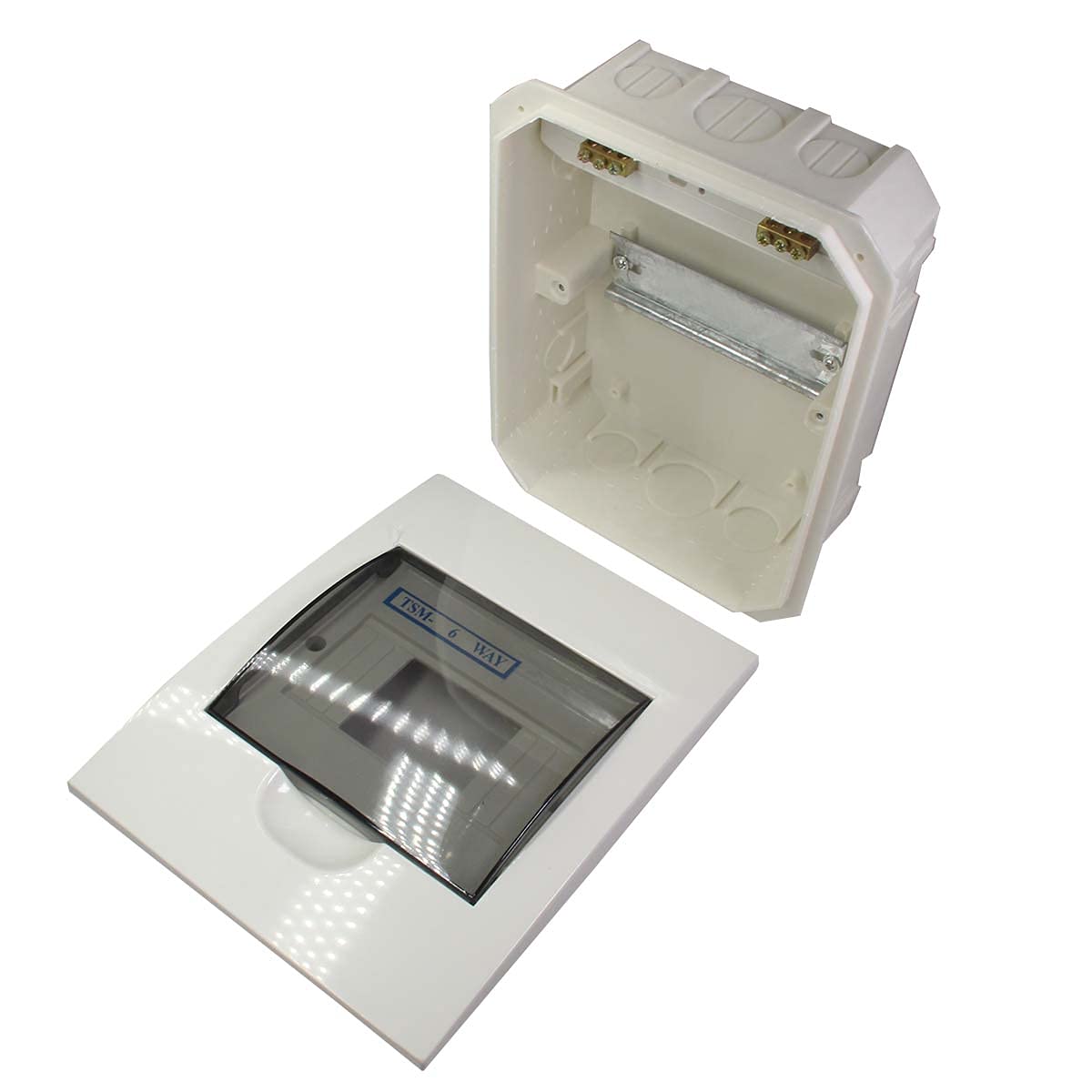 Fielect Power Distribution Box Circuit Breaker Protector Cover Connectors Adapters Switch Electronic Junction Box Circuit Breaker Box 150x200x66mm/5.91"x7.87"x2.60"