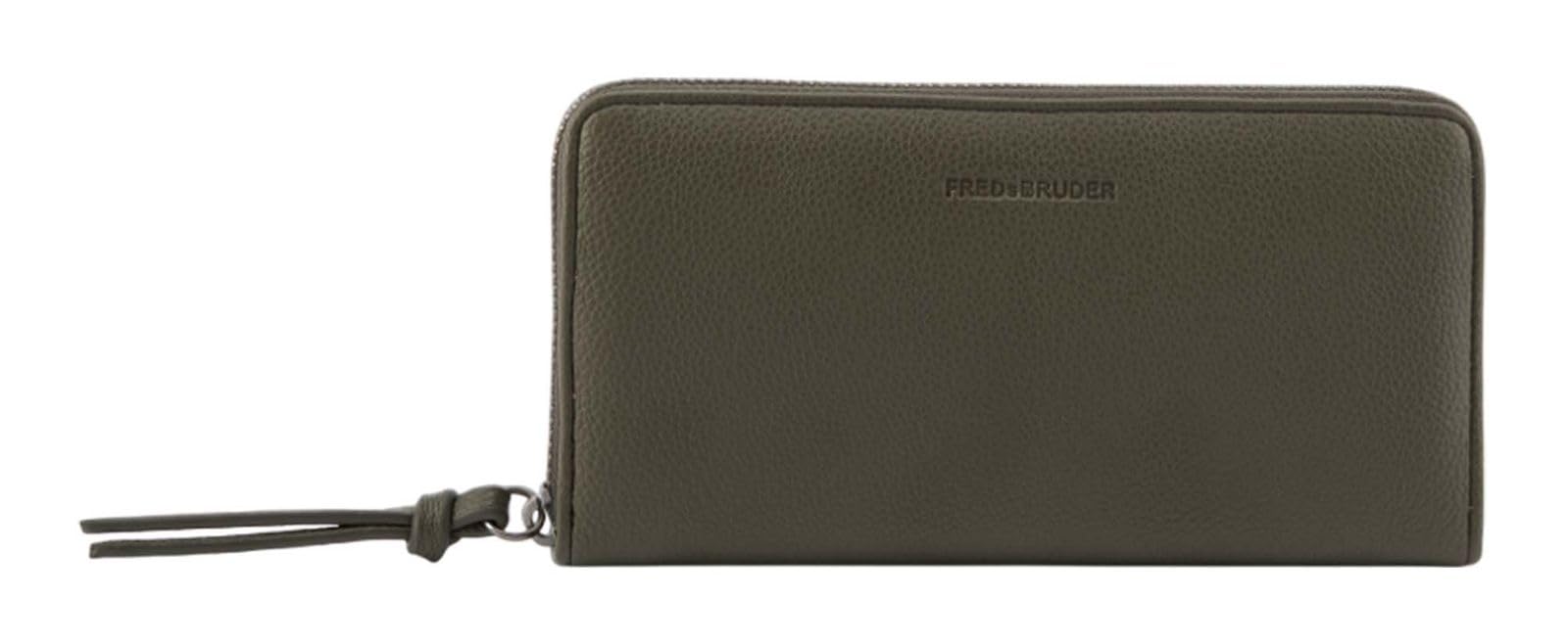 Porte-monnaie FREDsBRUDER grand format kaki pour ne plus perdre ses papiers importants