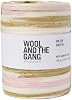 Wool and the Gang Ra-Ra Raffia Stripe, Rose Garden Stripe, 100 g, DK Double Knitting