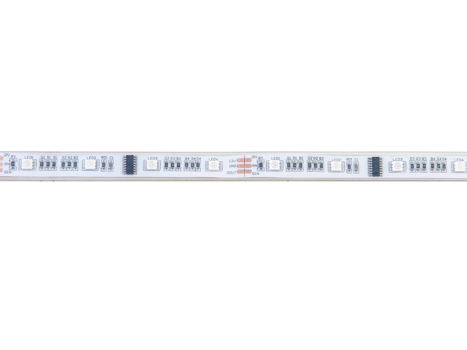 EUROLITE LED IP Pixel Strip 160 5m RGB 12V | Digitaler LED-Pixelstreifen für den Innen- und Außenbereich