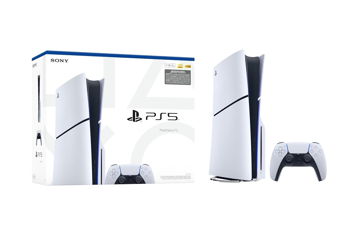 Sony PS5 Slim - Disc Edition - Image 1