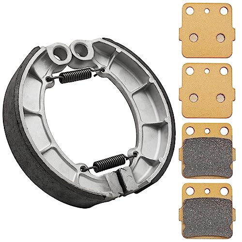 JAVIK Semi-Metallic-Pro Front Brake Pads & Rear Brake Shoes for Honda Foreman 500 2012-2013, O.E.M# 06435-HP7-A01 06430-HN2-000 06430-MCL-700 by JAVIK - Used condition - US$29.48
