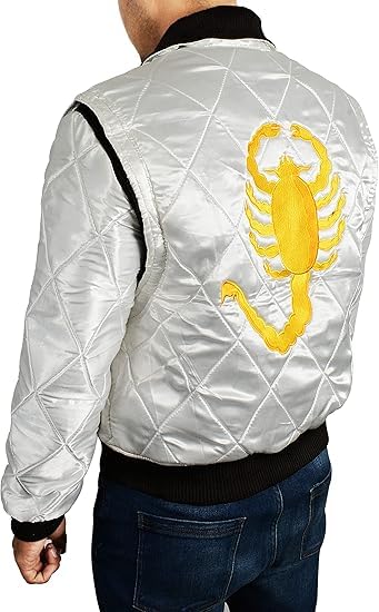 Souvenir Jacket - Mens Scorpion Logo Drive Satin Bomber Jacket - Ryan Gosling Drive Jacket3