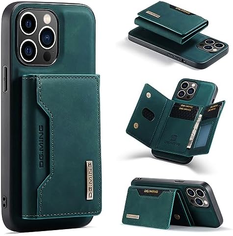 ZCDAYE Wallet Case for iPhone 11, iPhone 11(6.1 inches) Case, iPhone 11 Leather Case with Removable Card Holder, Khaki