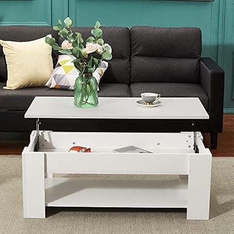 Panana Lift Up Coffee Table with Storage Cover