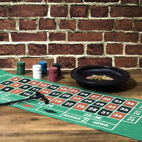 Mister Gadget, MG3716, mehrfarbiges Casino-Roulette-Spiel – fesselndes Erlebnis, hochwertige Grafik, soziale Interaktionen, Multiplattform-kompatibel – Größe 32, mehrfarbige Farbe