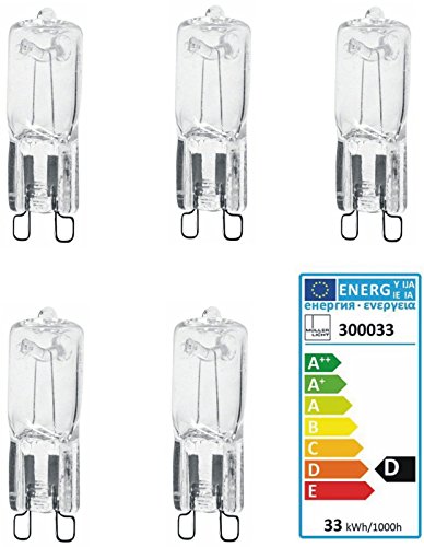 Preisvergleich Produktbild Müller Licht Halogenlampe G9 230 Volt 33W DIMMBAR 460lm (5)