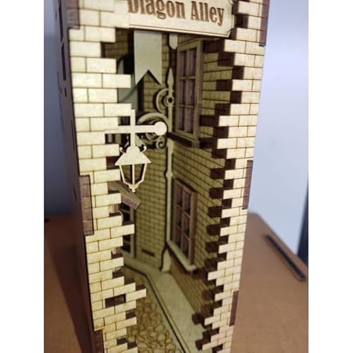 Suporte Aparador De Livros Harry Potter Decoração Beco Diagonal Iluminado Quarto (Desmontado)