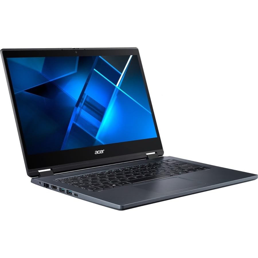 Image of Acer TravelMate Spin P4 TMP414RN-51 TMP414RNA-51-77CJ 14 inch Touchscreen Convertible 2 in 1 Notebook - Full HD - Intel Core i7 11th Gen i7-1165G7-16 GB - 512 GB SSD - English Keyboard - Slate Blue