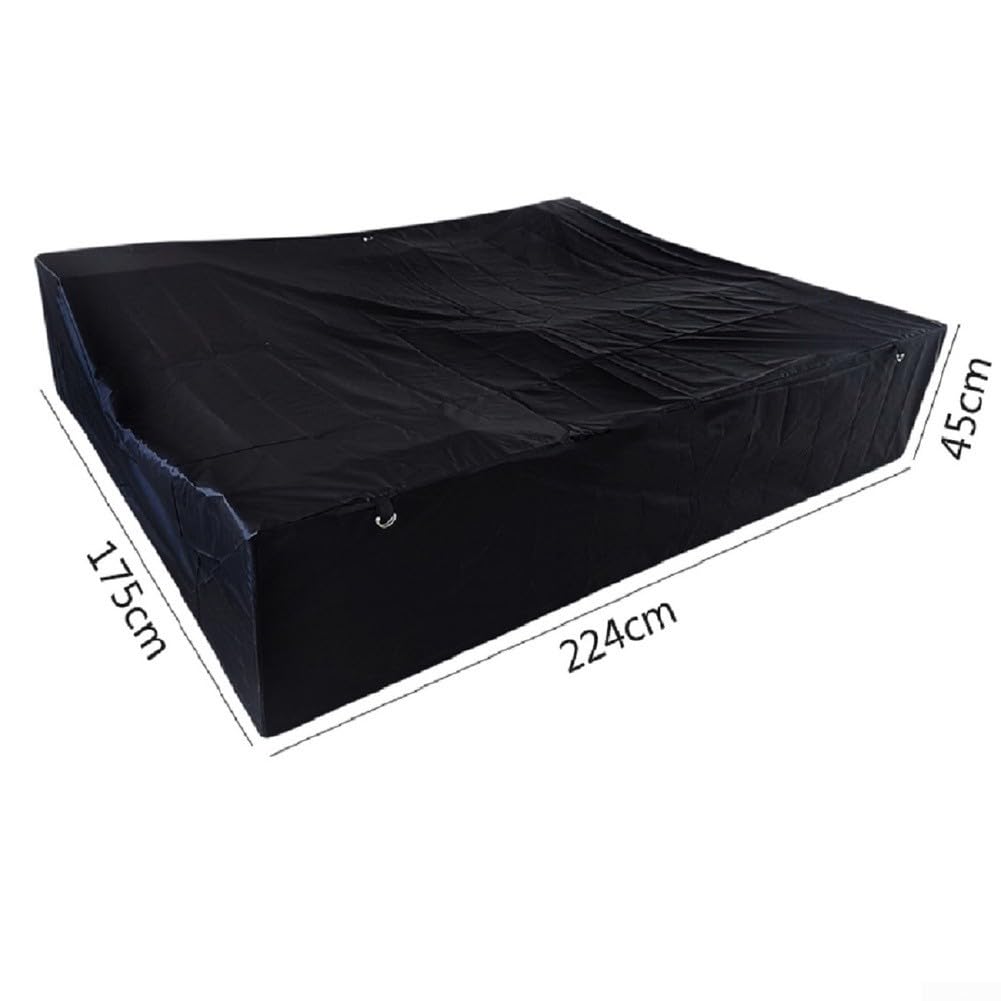 Telo impermeabile per roulotte, 4,5 m-5,6 m, resistente, traspirante, in tessuto Oxford, per riporre oggetti all'aperto, antivento, antipolvere, protezione UV, adatto per camper