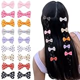 lunares minnie Lo que obtendrás: 90 lazos de poliéster de lunares en total, incluye 9 colores, 10 unidades/color; aproximadamente 38-40 mm de ancho, 23-25 mm de largo, 8 mm de grosor
