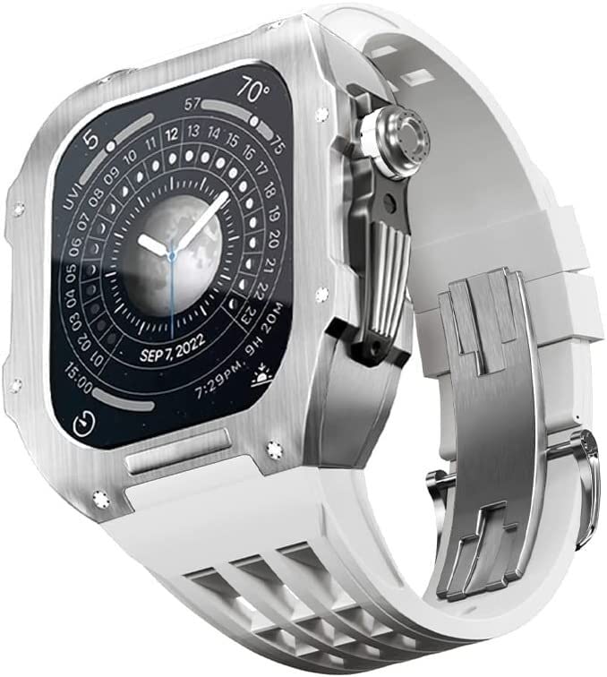 Boîtier de montre Apple Watch Series 8 kit de mod iWatch 45mm antichoc