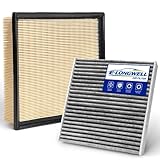 Cabin & Engine Air Filter Kit Fits 2024-2026 Tacoma L4 2.4L, 2025-2026 4Runner L4 2.4L, Replacement