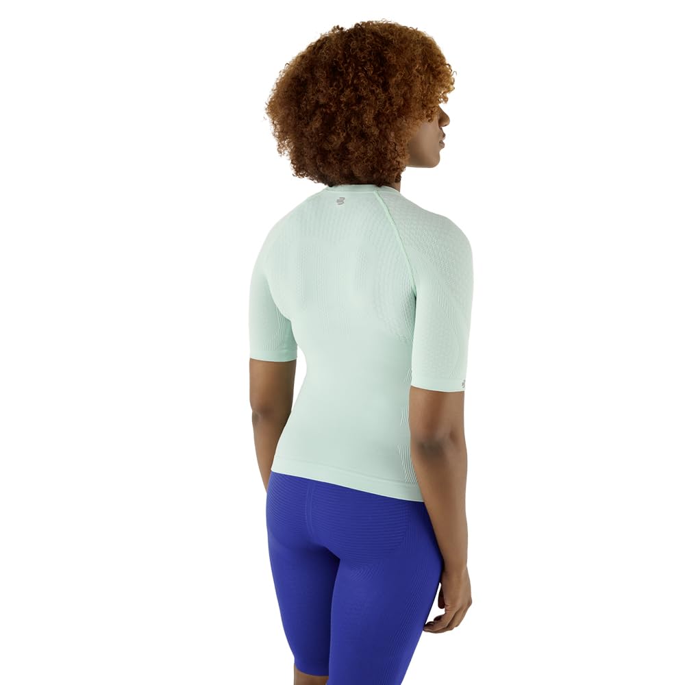 BAUERFEIND Kompressions-Shirt „Sports Compression Shirt Short Sleeve“, Kurzarm-Shirt für Damen, Für verbesserte Durchblutung der Torso- und Armmuskulatur, Polyamid/Elasthan