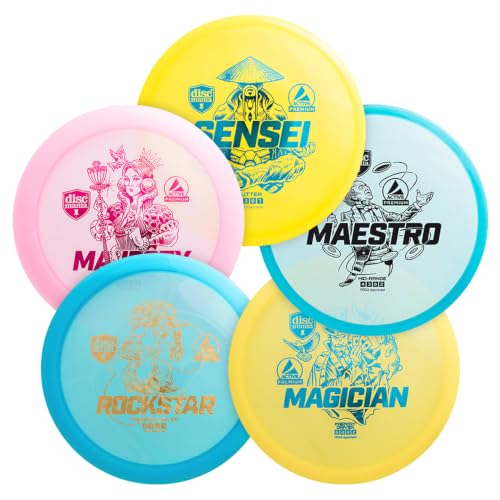 Discmania Active Premium Starter Set, 5-Pack, Sensei, Rockstar, Majesty
